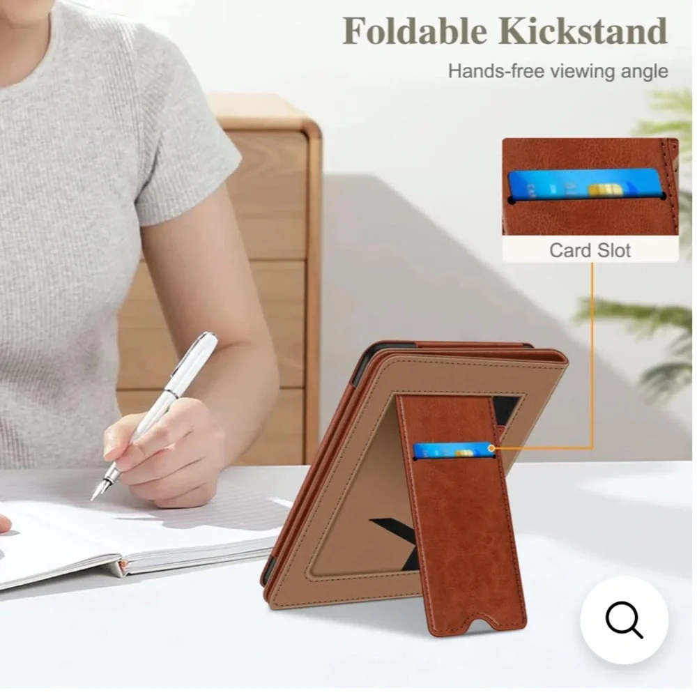 Fintie Elegant BrownVegan Leather Kindle e-reader case